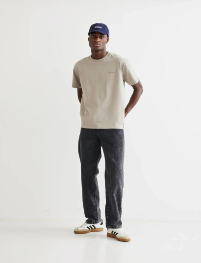 Woodbird Wbbaine Base Tee - Beige - M