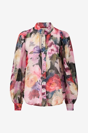 byTimo - Bluse Organza - Flerfarget byTimo - Bluse Organza - Flerfarget