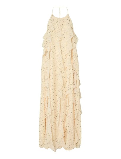 YAS Yasfinillo Halterneck Long DresShow Cream 36 YAS Yasfinillo Halterneck Long DresShow Cream 36