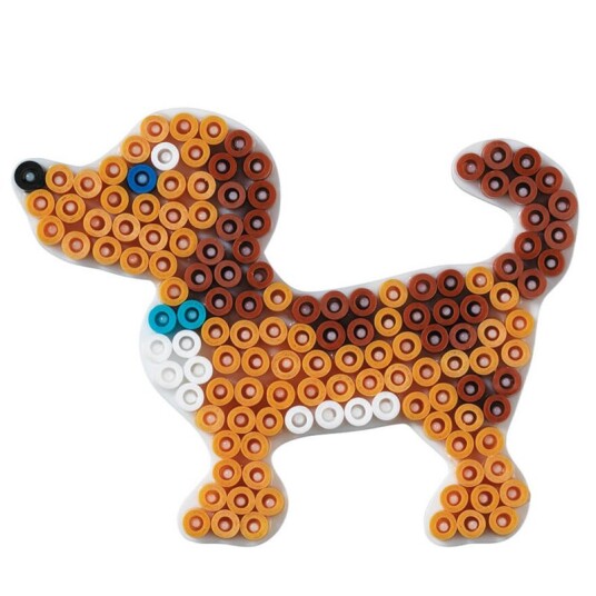 Hama Ironing Beads Pegboard-Dog