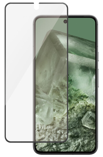 PanzerGlass Skjermbeskytter til Google Pixel 8 med Personvernfilter - Ultrabred Passform og Svart Ramme