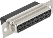 Delock - Datakopling - Db-25 (Hunn) (En Pakke 4)