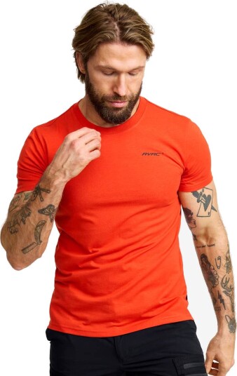 Revolutionrace Herre Overdeler T skjorter Easy Pocket T shirt Herre Black 4XL