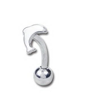 Utgått Jumping Delfin 1.2 x 8 mm Øyenbrynspiercing