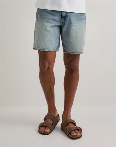 Levi's 468 Loose Shorts Light Workout Jeansshorts Blå