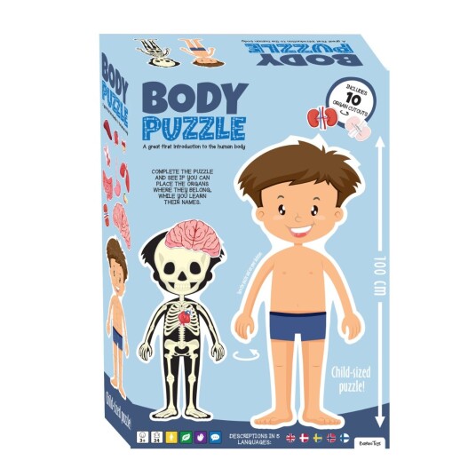 Barbo Toys Body Puzzle - Boy Gulv