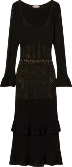 Twinset Dame Kjoler Svart M,
