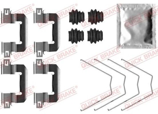 Tilbehørsett, skivebremse belegg QUICK BRAKE 109-0063 Tilbehørsett, skivebremse belegg QUICK BRAKE 109-0063
