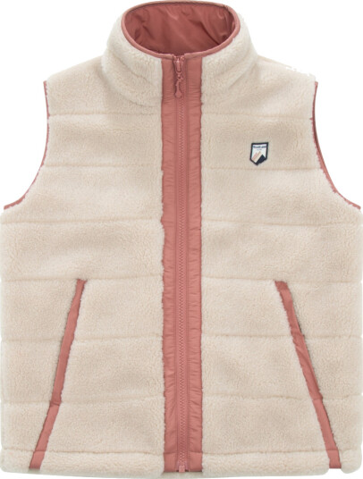 WoolLand Fleecevest Nusfjord Burned Rose