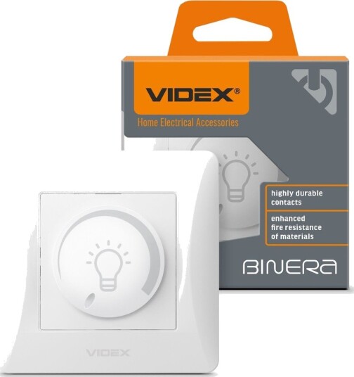 Videx LED-dreiedimmer for europaboks - Maks 200W, hvit