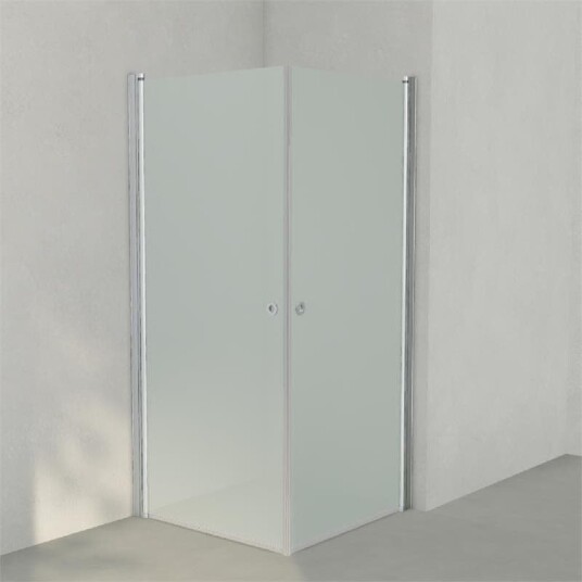 INR Iconic Nordic Rooms Dusjhjørne Linc Angel Original, Frostet/stripe Glass Matt Aluminium / 90x90cm Frostet INR Iconic Nordic Rooms Dusjhjørne Linc Angel Original, Frostet/stripe Glass Matt Aluminium / 90x90cm Frostet