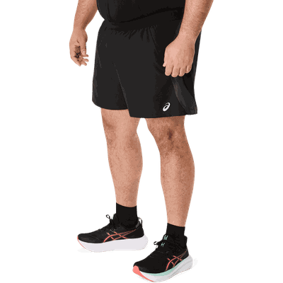 Asics Road 5In Short løpeshorts herre Black L Asics Road 5In Short løpeshorts herre Black L