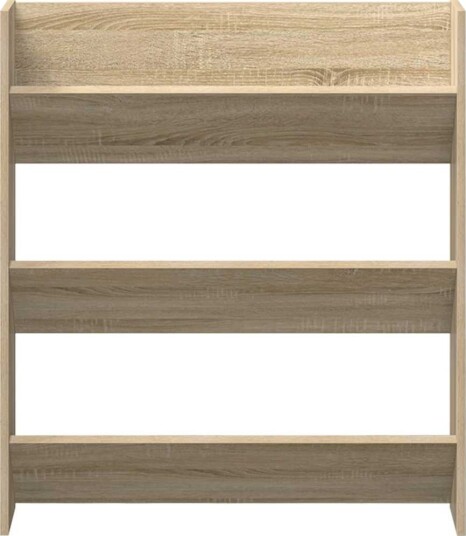 vidaXL Veggskoskap sonoma eik 80x18x90 cm sponplate vidaXL Veggskoskap sonoma eik 80x18x90 cm sponplate