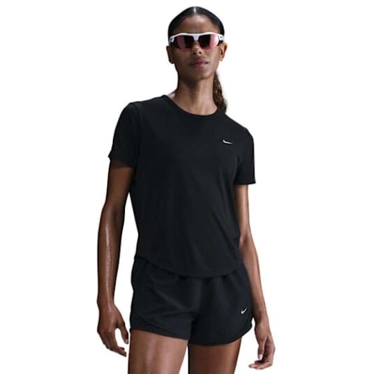 Nike Tempo Dri FIT SS Tee Dame Black/Reflective Silver XL