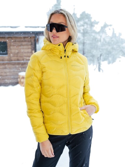 Peak Performance Helium Down Hood Jacket Women Gul M