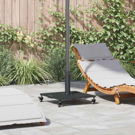 vidaXL Parasollfot Svart 45 x 45 x 31,5 cm
