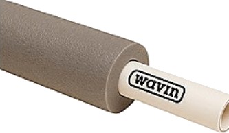 Wavin Tigris MP Flerlagsrør Med 13mm Grå Isolasjon 20x2,25mm 50m