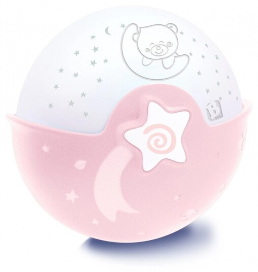 Infantino Projektor 2-i-1 - natlampe og projektor - Rosa