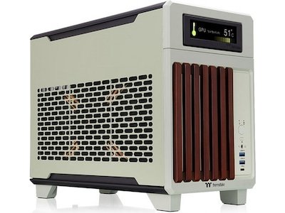 Thermaltake TR100 WS Mini Tower Kabinett matcha grønn med vindu Thermaltake TR100 WS Mini Tower Kabinett matcha grønn med vindu