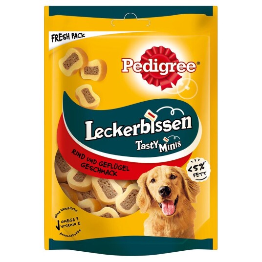 Pedigree Godbiter Storfe & Fjærkre 155 G