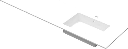 Linn Bad Corian Topplate med Eir Servant B60 160xH1,2xd46cm Hvit Matt / 160cm Høyre 60 100