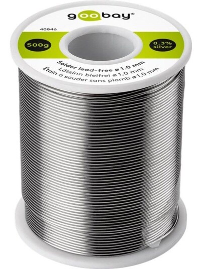 Pro Solder lead free 1.0 mm 500 g   content: 0.3 %   Slv