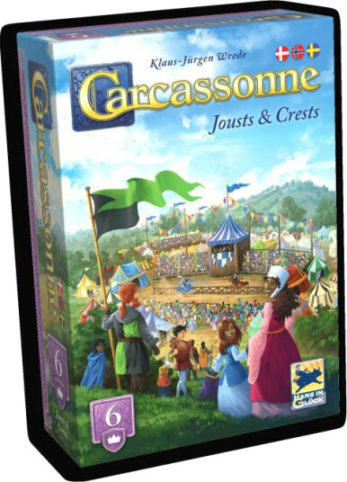 Carcassonne Utvidelse 6 Jousts & Crests 2025 Utgave Carcassonne Utvidelse 6 Jousts & Crests 2025 Utgave