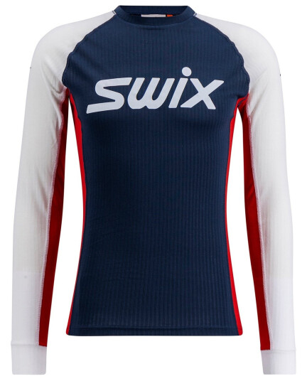 Swix RaceX Classic Long Sleeve Herre Dark Navy/Brigh White XL