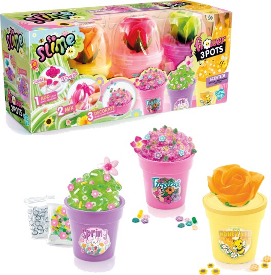 So Slime So Slime Slime Flower 3 Pack Multi/patterned ONE SIZE