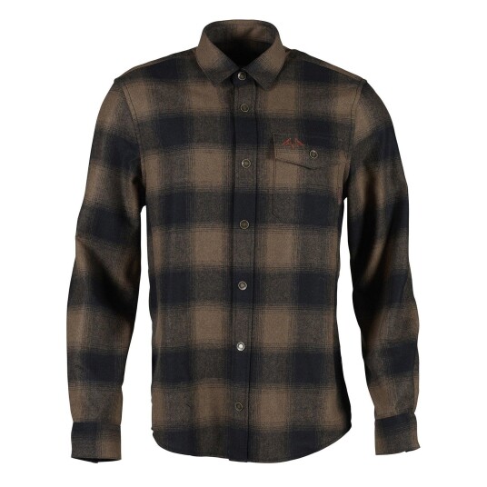 Swedteam Lynx Ullskjorte Herre Dark Sand S Swedteam Lynx Ullskjorte Herre Dark Sand S