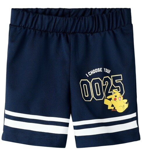 Name It NmmMic Pokémon Navy Blazer Shorts 104 med Elastisk Midje Name It NmmMic Pokémon Navy Blazer Shorts 104 med Elastisk Midje