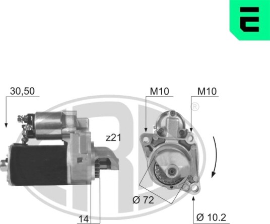 ERA 220034A Starter ERA 220034A Starter