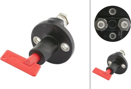 HELLA 6EK 002 843-051 Hovedbryter, batteri HELLA 6EK 002 843-051 Hovedbryter, batteri