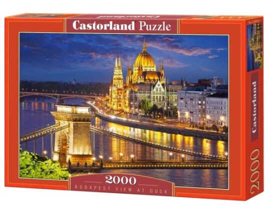 Castorland Budapest View At Dusk 2000 Pcs, 2000 Stykker, By, 9 År