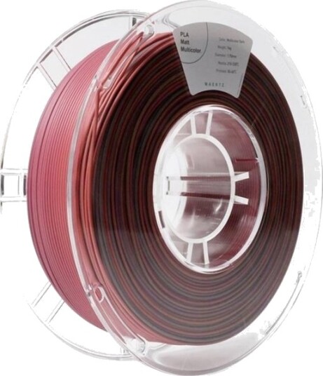 Maertz PLA Matte Filament 1.75 mm 1000 g Flerfarget PMMA-1012-009