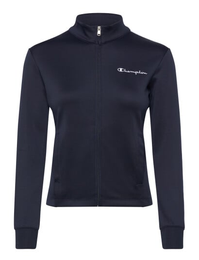 Champion Full Zip Hoodie Sweatshirt   Navy   S