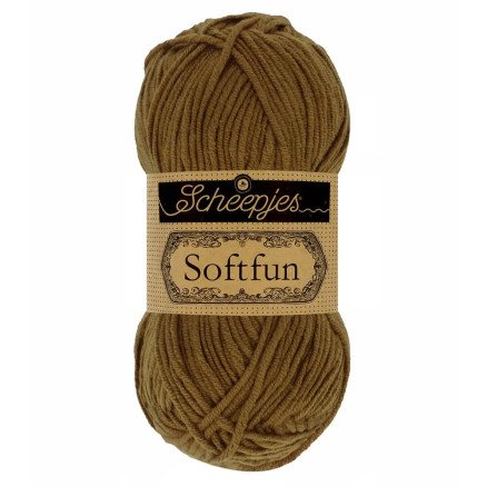 Scheepjes Softfun Garn Unicolor 2635 Dijon Scheepjes Softfun Garn Unicolor 2635 Dijon