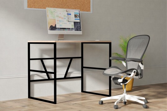 Skrivebord Foote 90 cm Natur