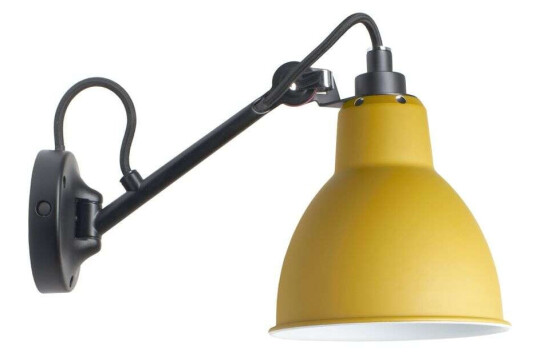 Lampe Gras N104 Vegglampe Sort/ Gul – DCWéditions