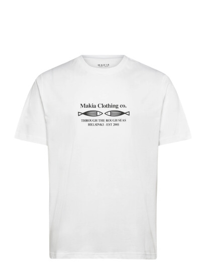 Makia Fiskari T Shirt White XXL