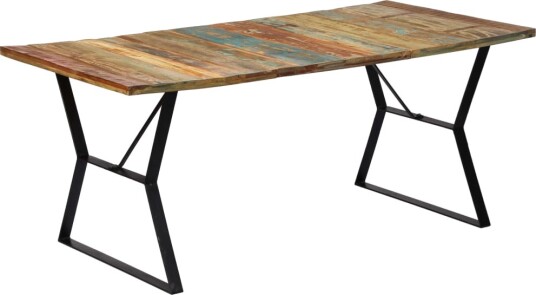 Spisebord 180x90x76 cm gjenvunnet heltre 8718475740421