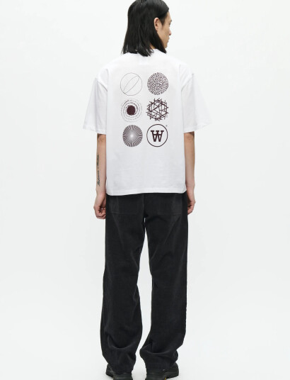 WOOD WOOD Wwliam Tee Aacomp 25074 - White - XS
