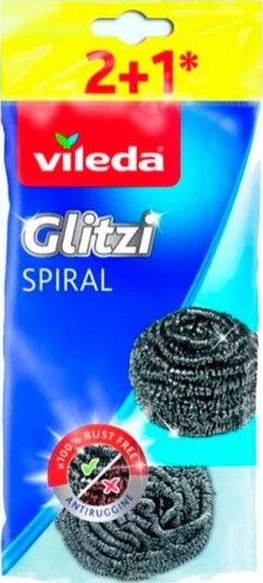 Vileda Glitzi Stålskrubb (3 stk)