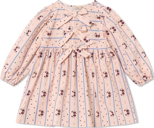 Fliink Colombe Ls Dress Pink 116