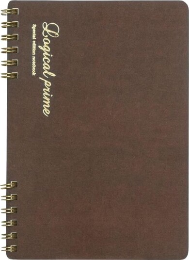 Notebook B5 12X15cm Logical Prime Pt Brun
