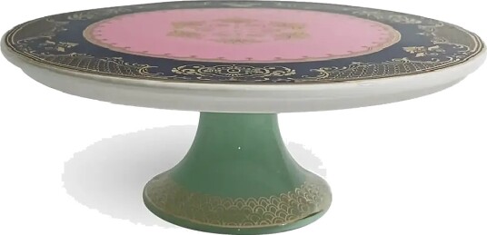 POLSPOTTEN Cake Stand Grandpa   Multi/patterned   Ø22.8X H8.7CM