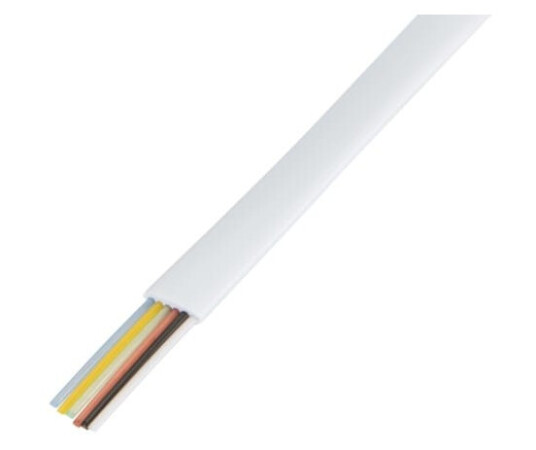 Modulkabel hvit 6 ledere