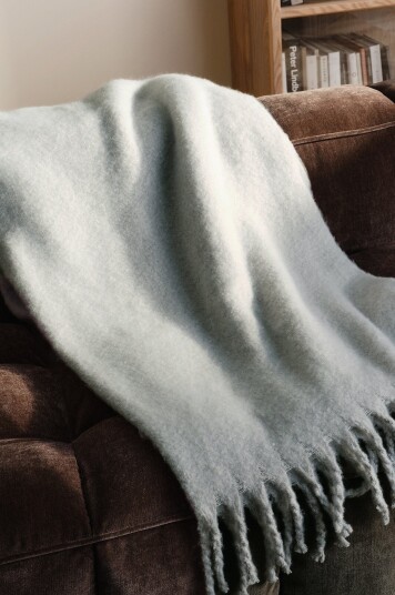 Jotex Pledd 130x170 Cm lyseblå SARA 216297106151