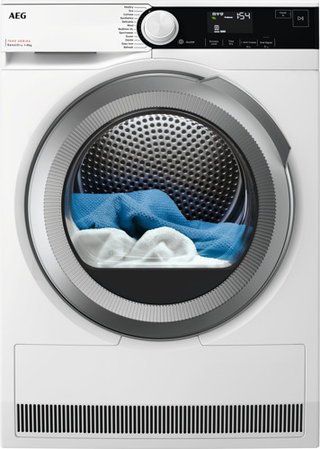 Aeg 7000 Serie TR733W85W Frittstående Kondenstørketrommel Hvit Aeg 7000 Serie TR733W85W Frittstående Kondenstørketrommel Hvit