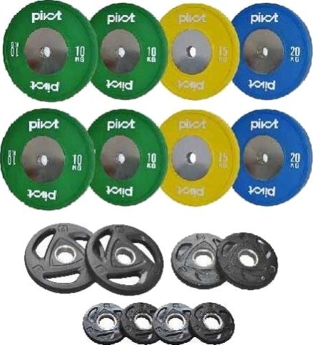 Pivot XF Elite bumpervektskiver 130 kg